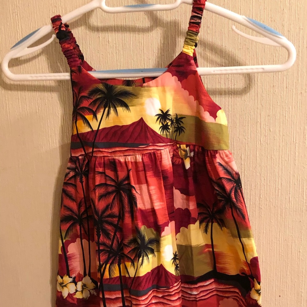 Little girls Hawaiian print dress - made in Hawaii